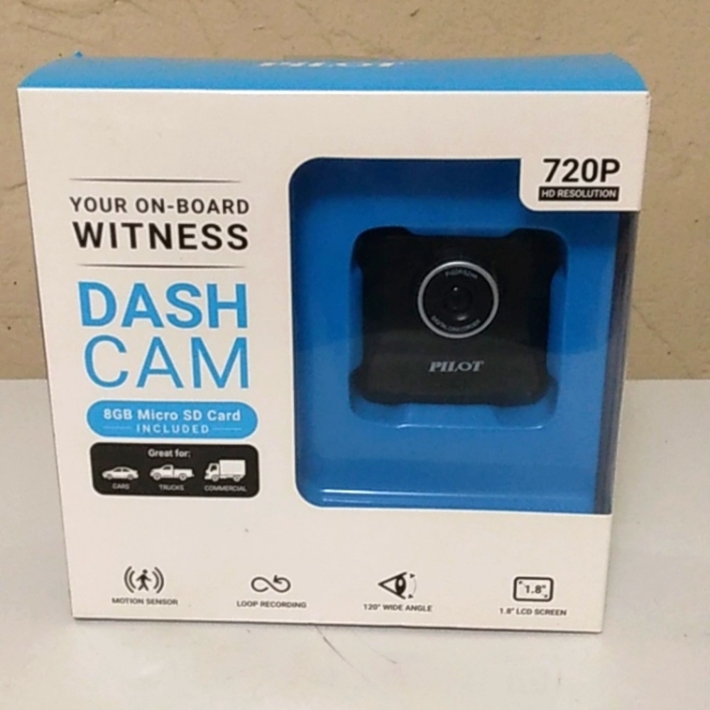 Pilot 720p HD Resolution Dash Mount Camera